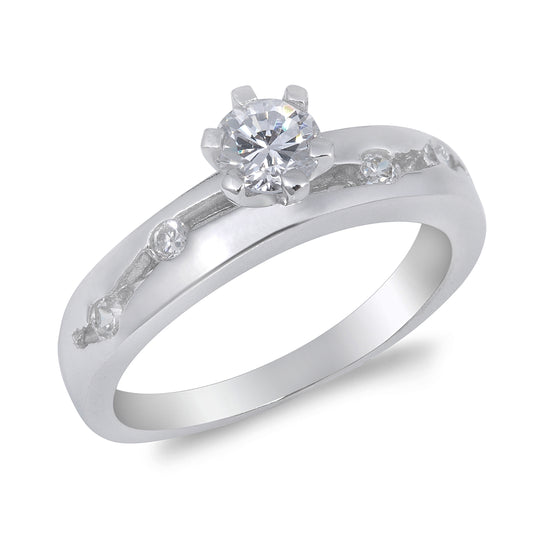 Silver CZ Ring