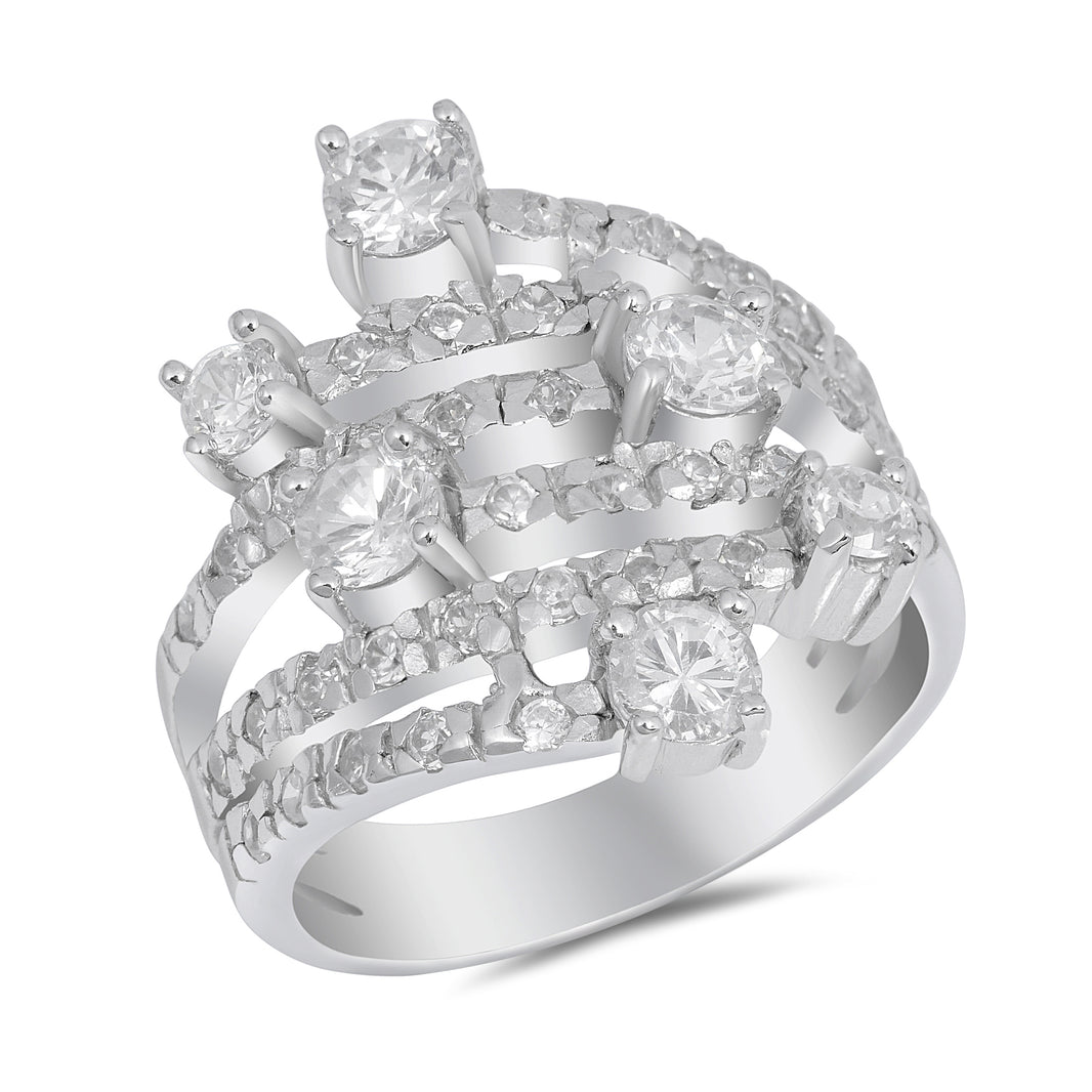 Silver CZ Ring