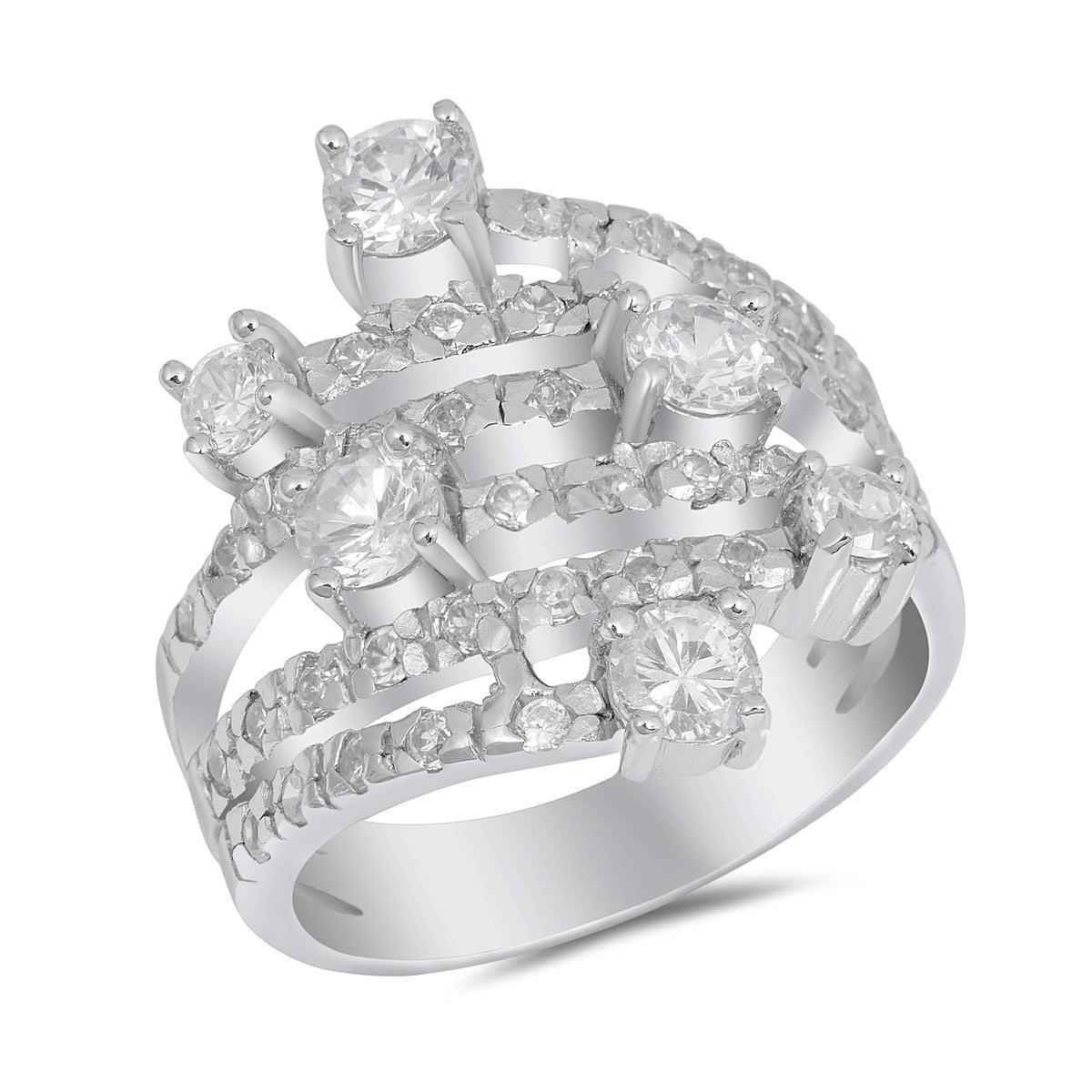Silver CZ Ring