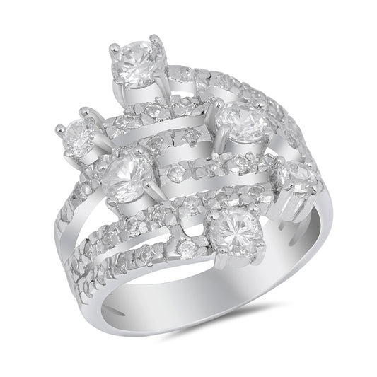 Silver CZ Ring