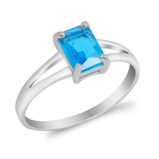 Silver CZ Ring
