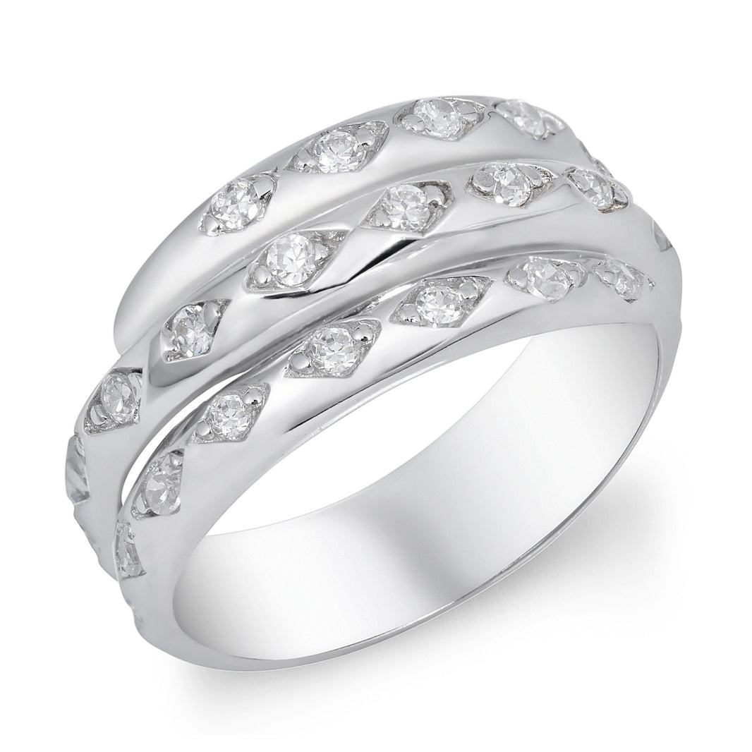 Silver CZ Ring