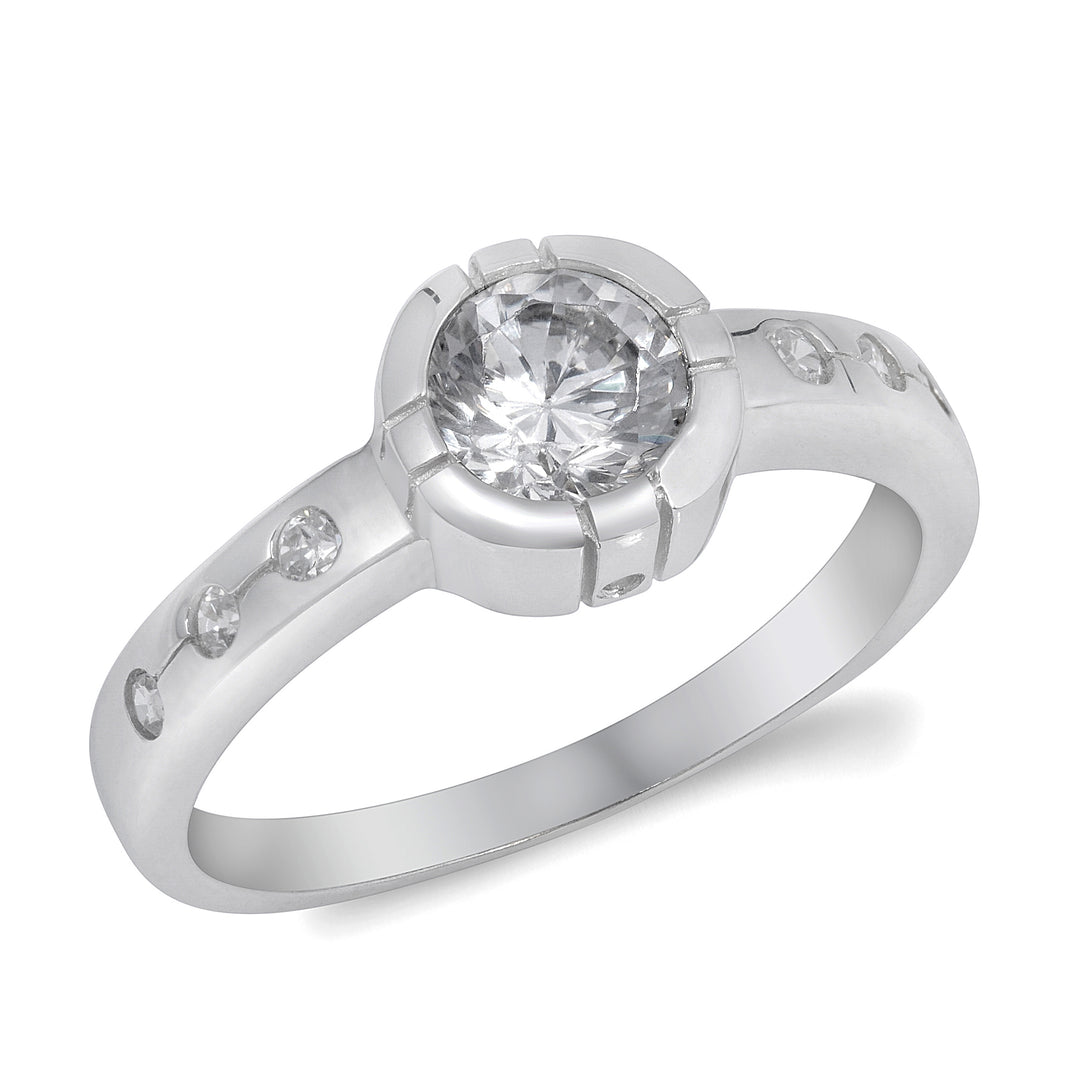 Silver CZ Ring