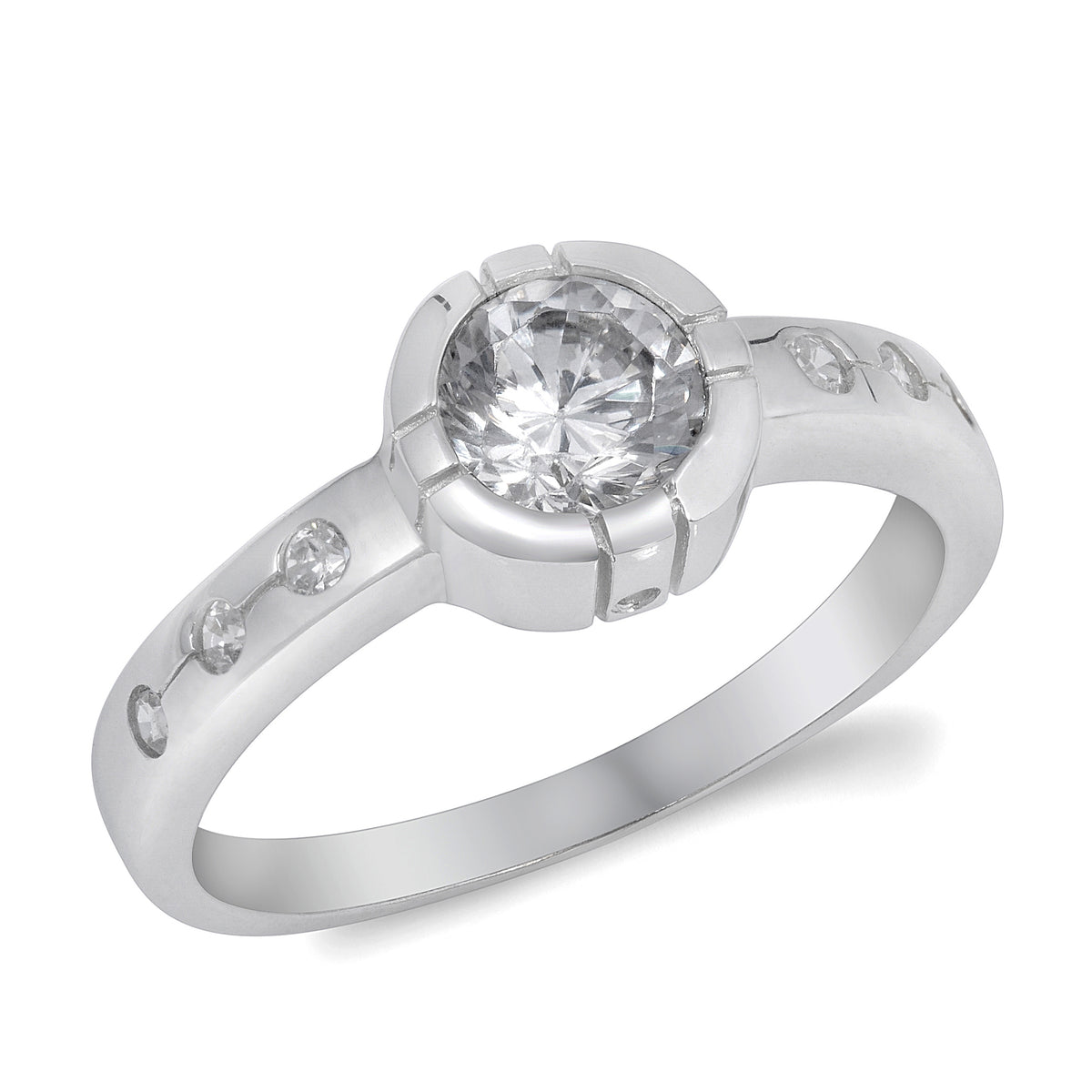 Silver CZ Ring
