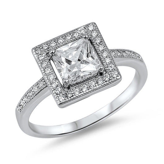 Silver CZ Ring