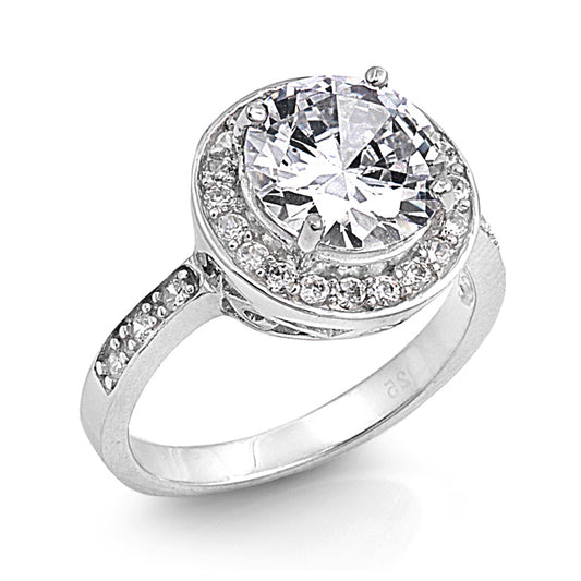 Silver CZ Ring