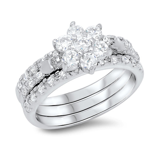 Silver CZ Ring