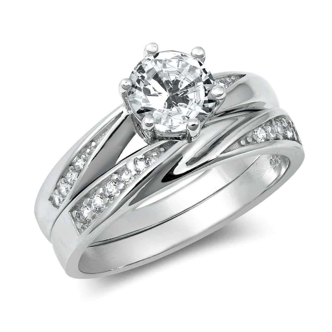 Silver CZ Ring