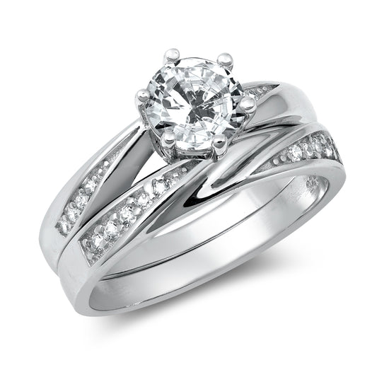 Silver CZ Ring