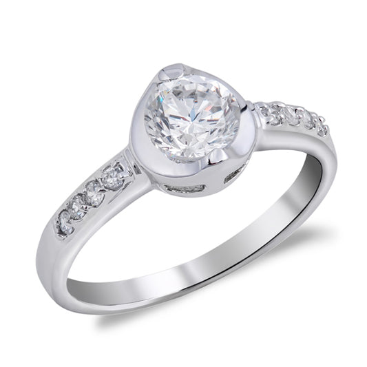 Silver CZ Ring