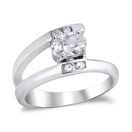 Silver CZ Ring