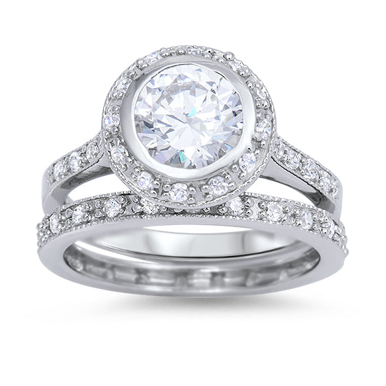 Silver CZ Ring