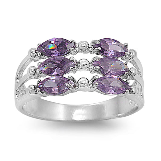 Silver CZ Ring
