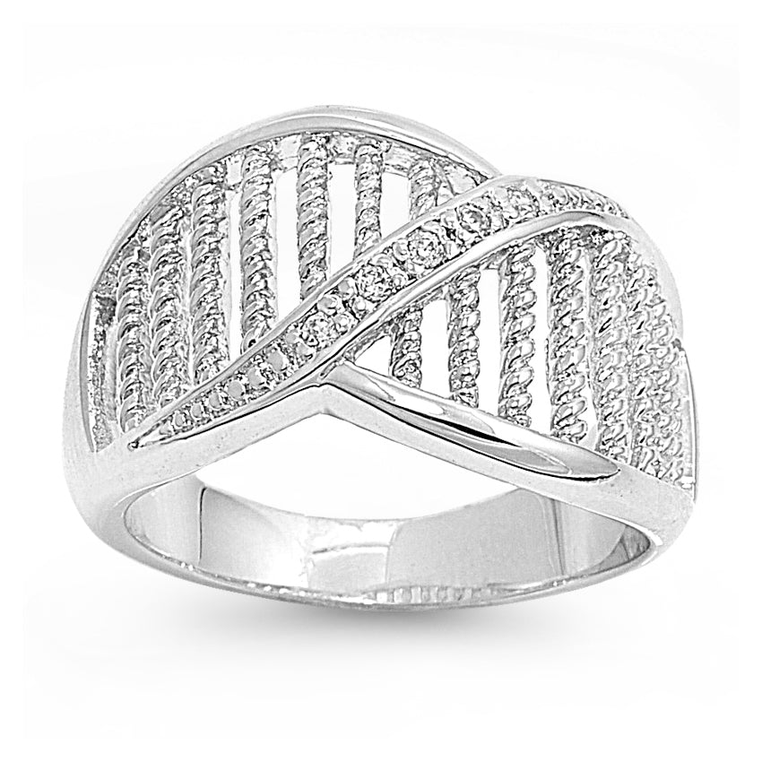 Silver CZ Ring