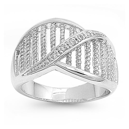 Silver CZ Ring