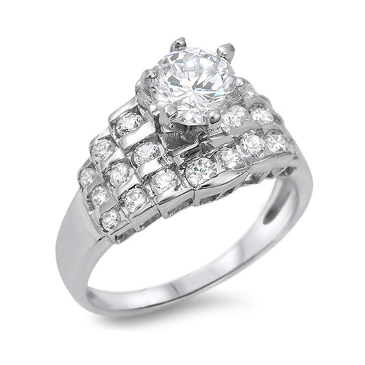 Silver CZ Ring