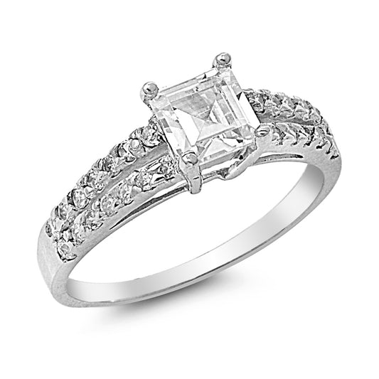 Silver CZ Ring