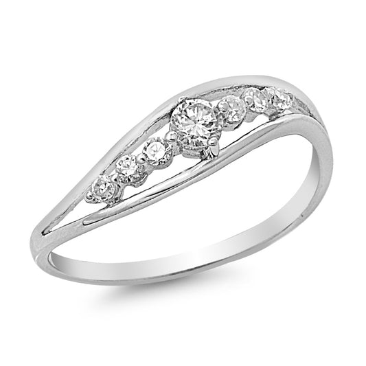 Silver CZ Ring