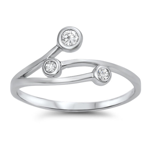 Silver CZ Ring