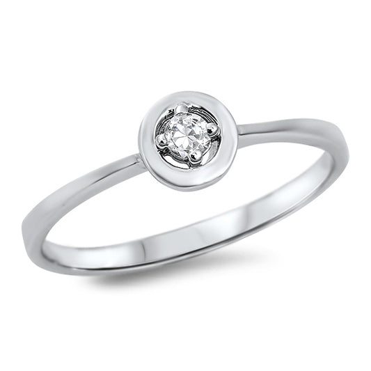 Silver CZ Ring