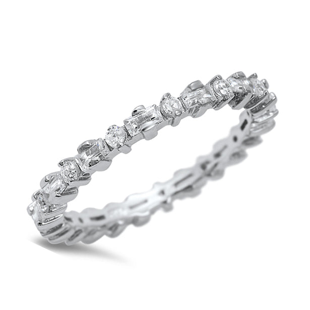Silver CZ Ring