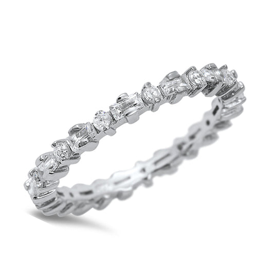 Silver CZ Ring
