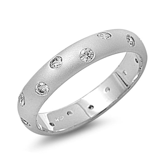 Silver CZ Ring