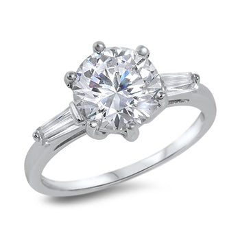 Silver CZ Ring