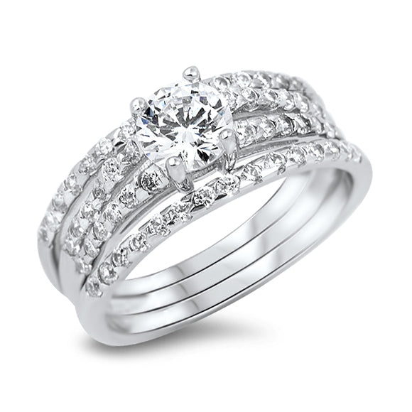 Silver CZ Ring
