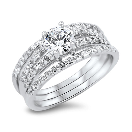 Silver CZ Ring