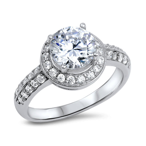 Silver CZ Ring