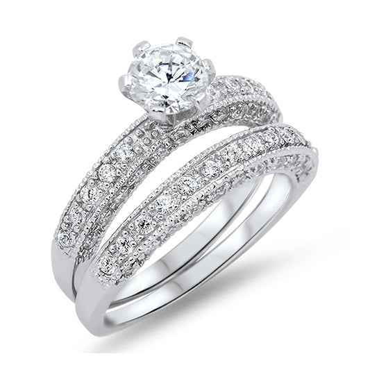 Silver CZ Ring