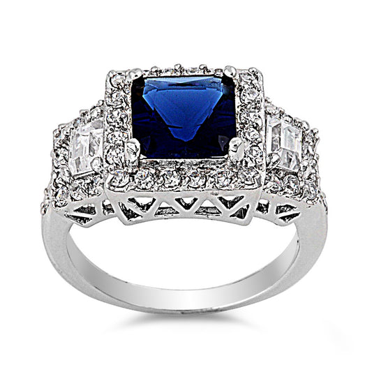 Silver CZ Ring