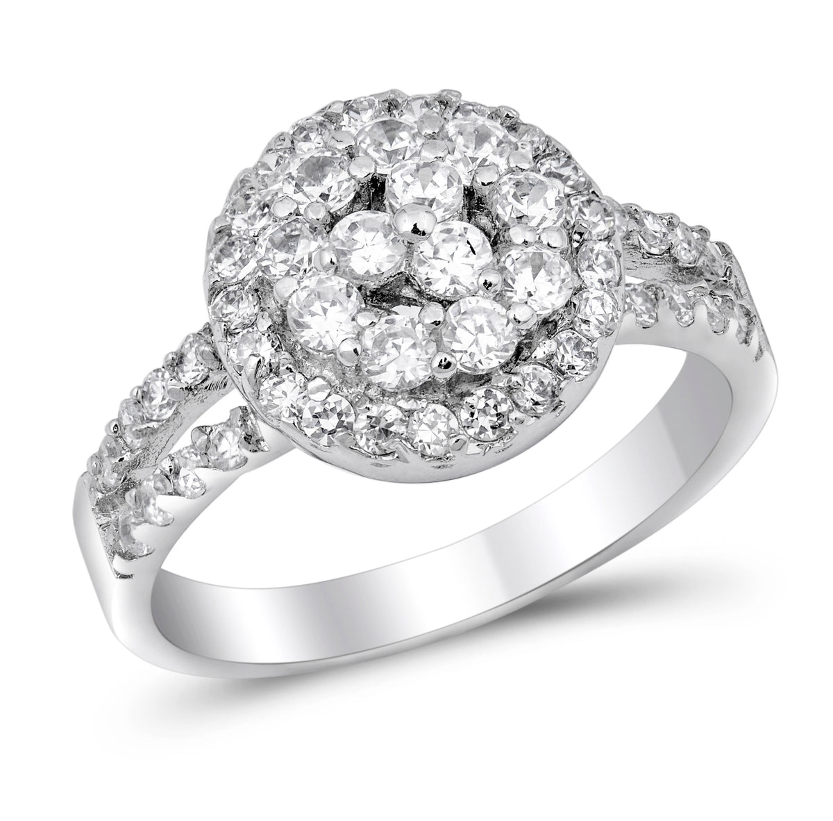 Silver CZ Ring