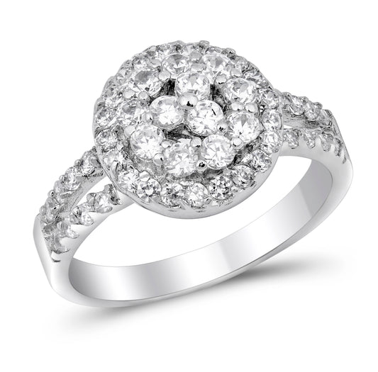 Silver CZ Ring