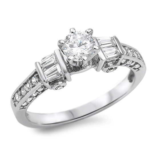 Silver CZ Ring