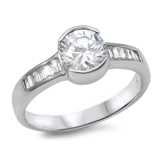 Silver CZ Ring