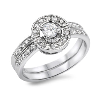 Silver CZ Ring