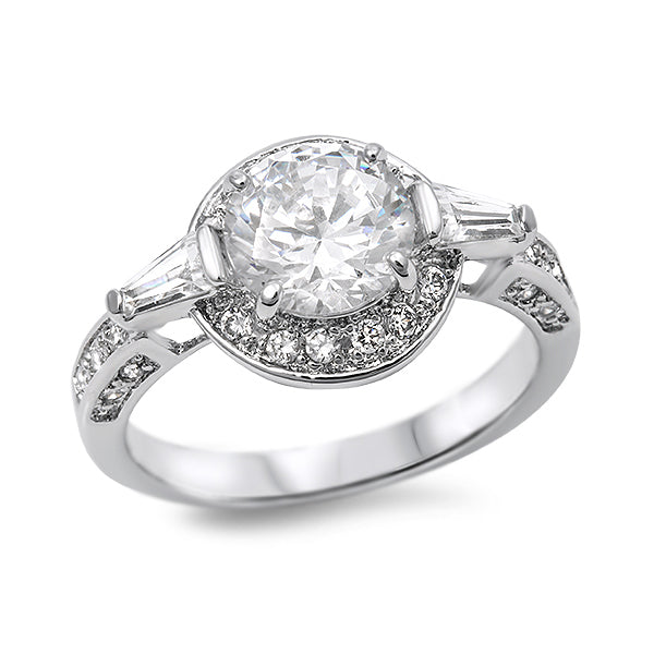 Silver CZ Ring