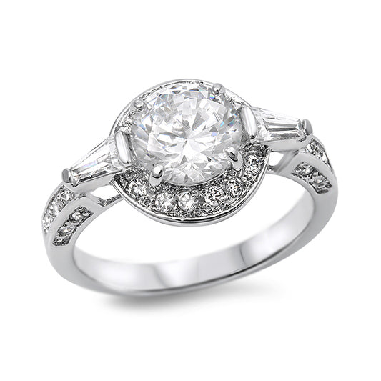 Silver CZ Ring