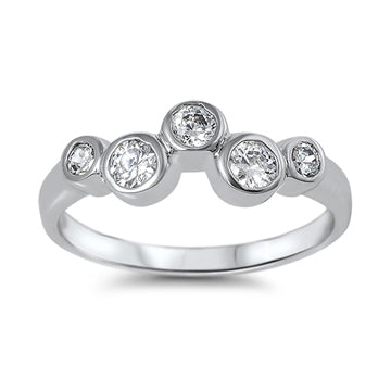 Silver CZ Ring