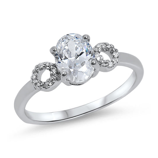 Silver CZ Ring