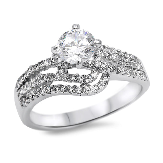 Silver CZ Ring