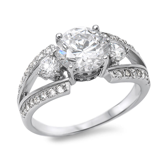 Silver CZ Ring