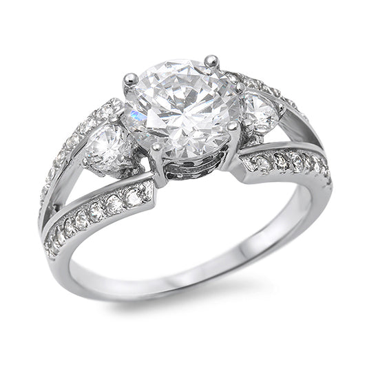 Silver CZ Ring