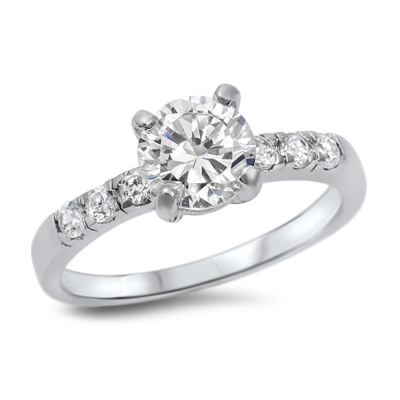 Silver CZ Ring