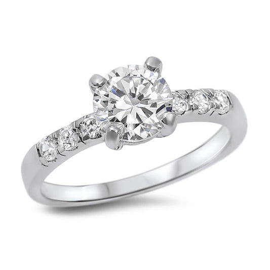 Silver CZ Ring