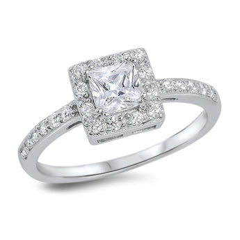 Silver CZ Ring