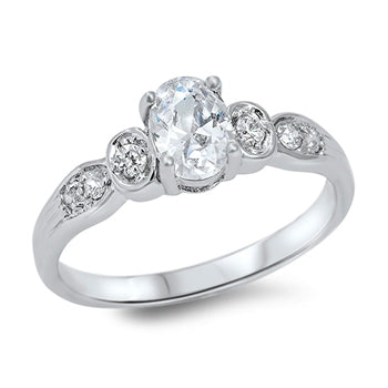Silver CZ Ring