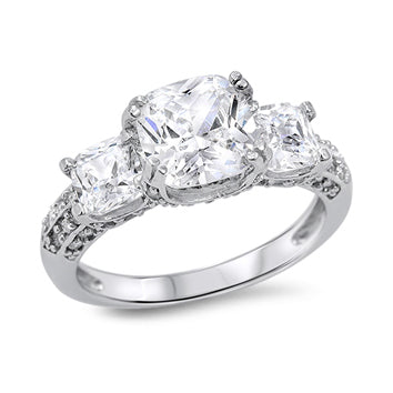 Silver CZ Ring